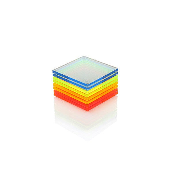 Acrylic Coasters, Set of 8