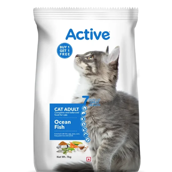 Active Ocean Fish Adult Cat Dry Food – Complete Nutrition
