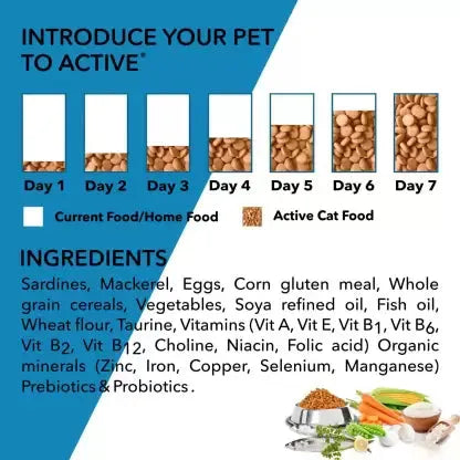 Active Ocean Fish Adult Cat Dry Food – Complete Nutrition