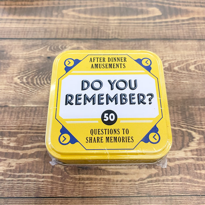 After Dinner Amusements: Do You Remember? - Lyla's: Clothing & Gifts - Online and Rockwall Texas Boutique