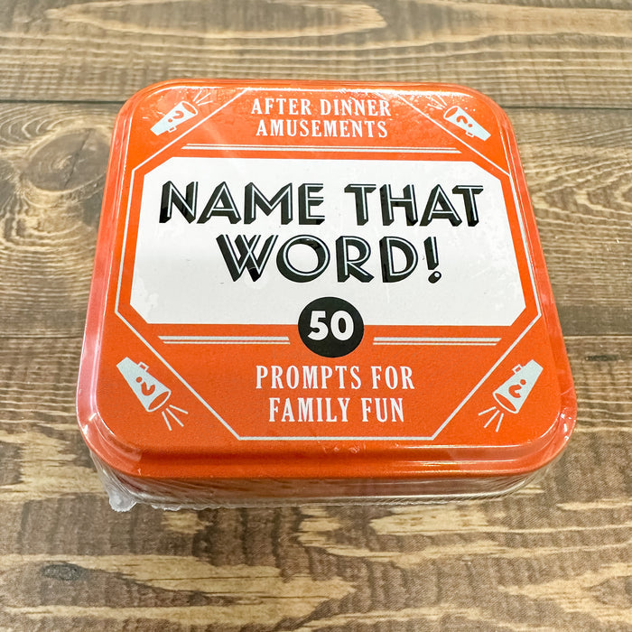 After Dinner Amusements: Name That Word - Lyla's: Clothing & Gifts - Online and Rockwall Texas Boutique