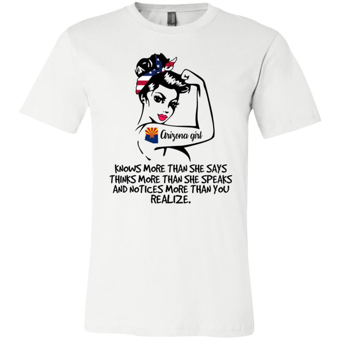 Arizona Girl Knows More Than She Says Hoodie - Hoodie Teezalo