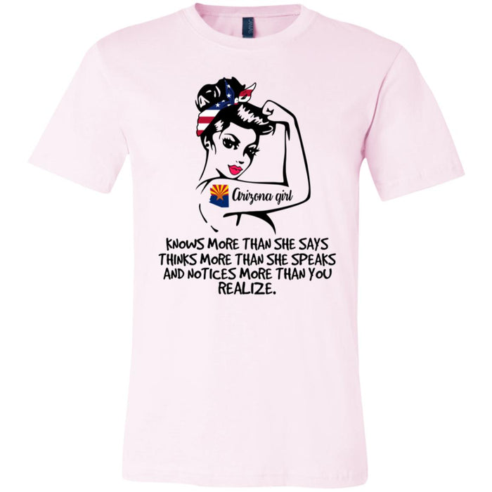 Arizona Girl Knows More Than She Says Hoodie - Hoodie Teezalo