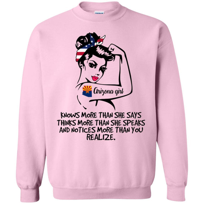 G180 Gildan Crewneck Pullover Sweatshirt  8 oz. / Light Pink / S
