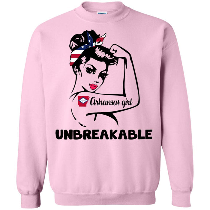 G180 Gildan Crewneck Pullover Sweatshirt  8 oz. / Light Pink / S