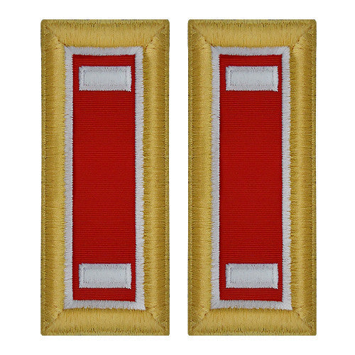 Army Shoulder Strap: First Lieutenant Engineer - female