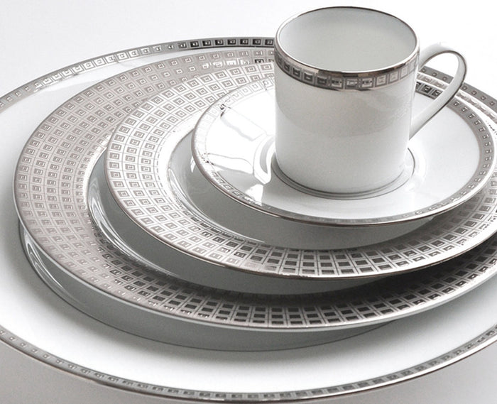 Athena Platinum Tea Cup & Saucer