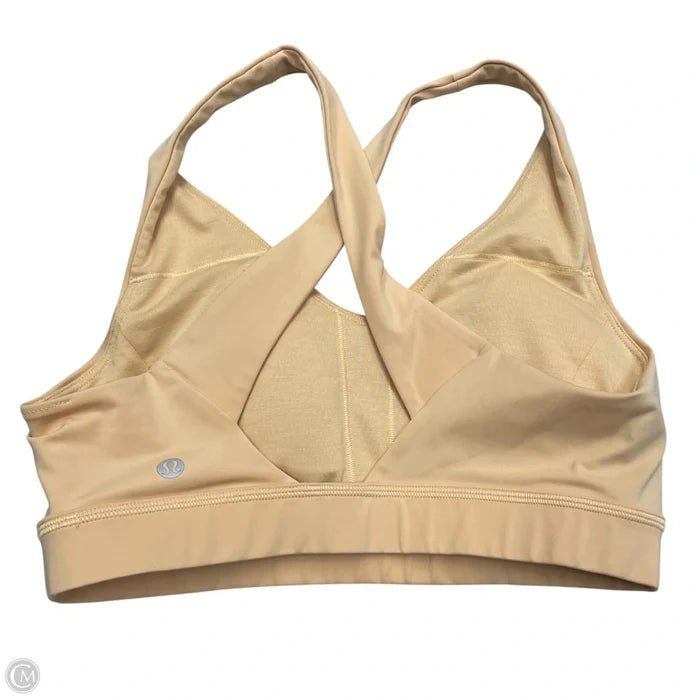 Athletic Bra By Lululemon In Peach, Size: M