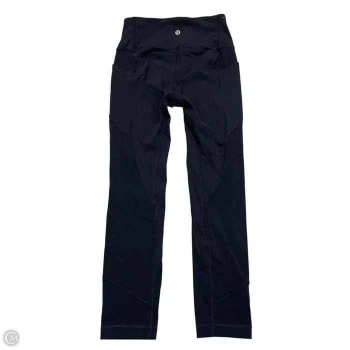 Athletic Capris By Lululemon In Black, Size: S