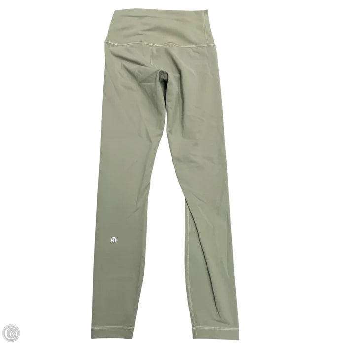 Athletic Capris By Lululemon In Green, Size: S