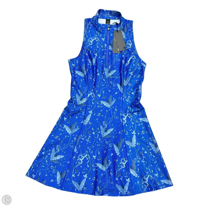 Athletic Dress By Greyson In Blue & Grey, Size: Xs