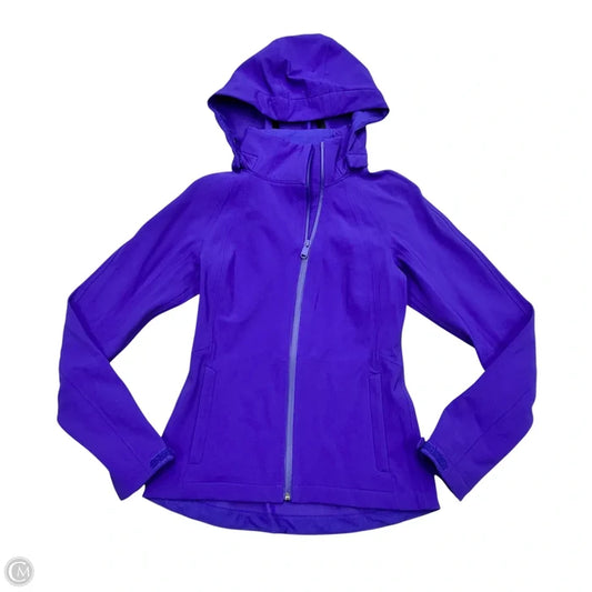 Athletic Jacket By Athleta In Purple, Size: Xxs