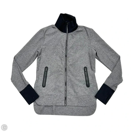 Athletic Jacket By Athleta x Derek Lam In Black & Grey, Size: Xs