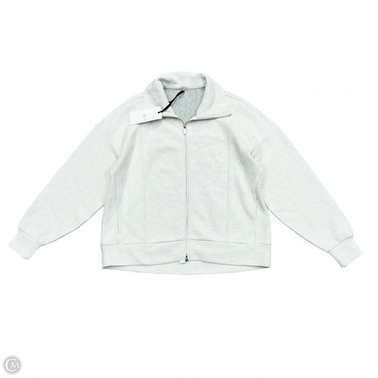 Athletic Jacket By Calia In White, Size: L