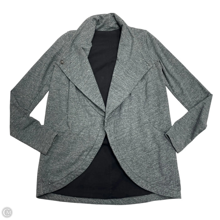 Athletic Jacket By Lululemon In Grey, Size: S