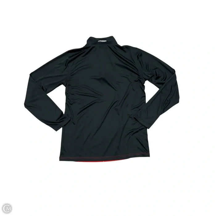 Athletic Jacket By Spyder In Black & Red, Size: Xl