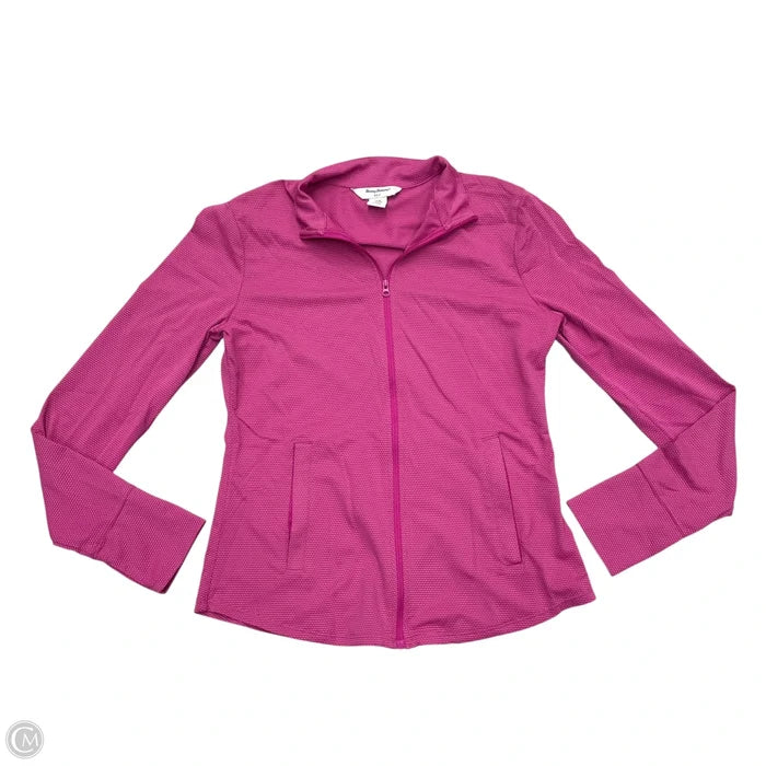 Athletic Jacket By Tommy Bahama In Pink, Size: M