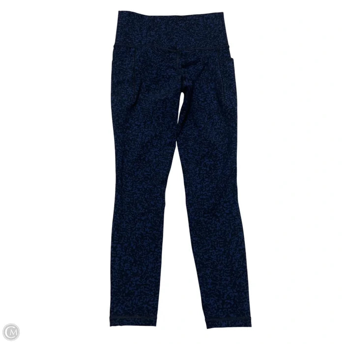 Athletic Leggings By Athleta In Black & Blue, Size: Xs