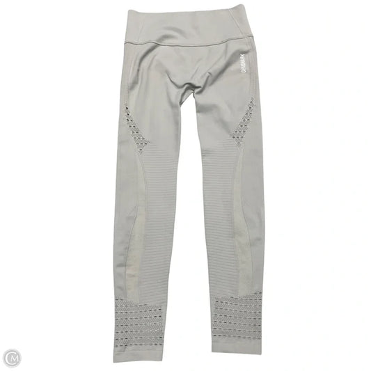 Athletic Leggings By Gym Shark In Grey, Size: L