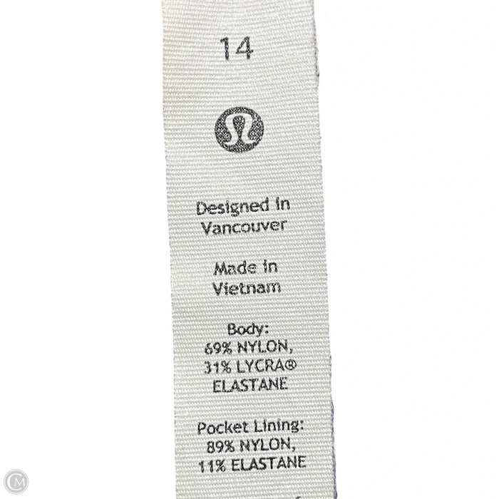 Athletic Leggings By Lululemon In Blue, Size: L
