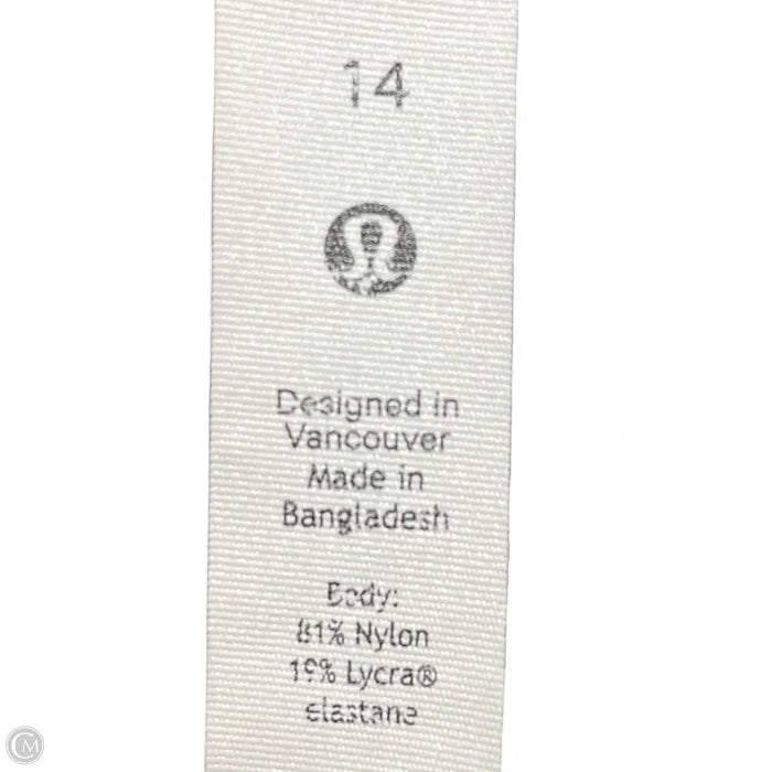 Athletic Leggings By Lululemon In Brown, Size: L