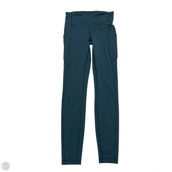 Athletic Leggings By Lululemon In Green, Size: S