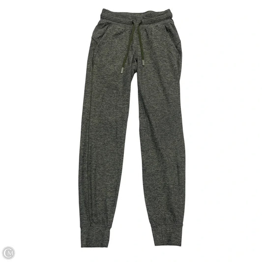 Athletic Leggings By Lululemon In Green, Size: Xs