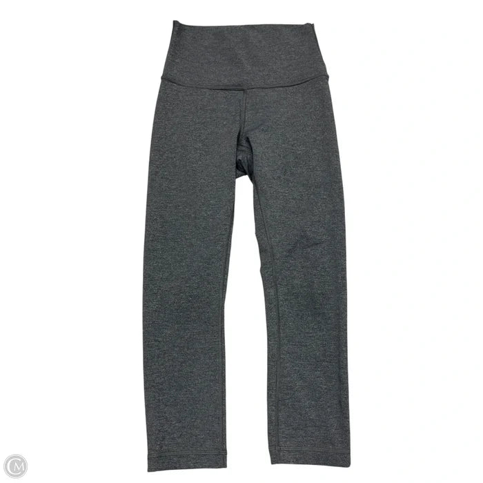 Athletic Leggings By Lululemon In Grey, Size: S