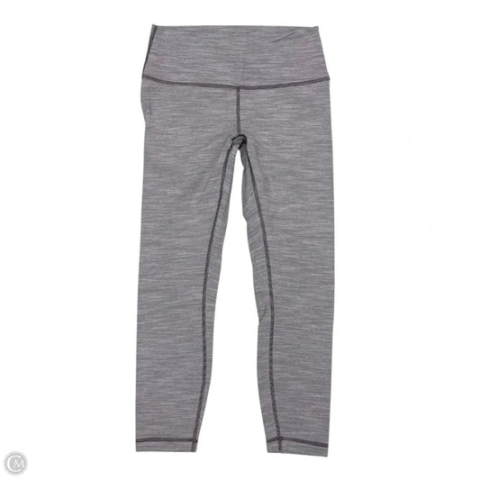 Athletic Leggings By Lululemon In Maroon, Size: M