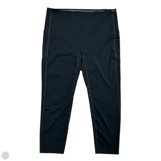 Athletic Leggings By Spanx In Black, Size: 3x