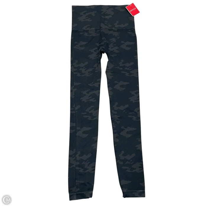 Athletic Leggings By Spanx In Camouflage Print, Size: M