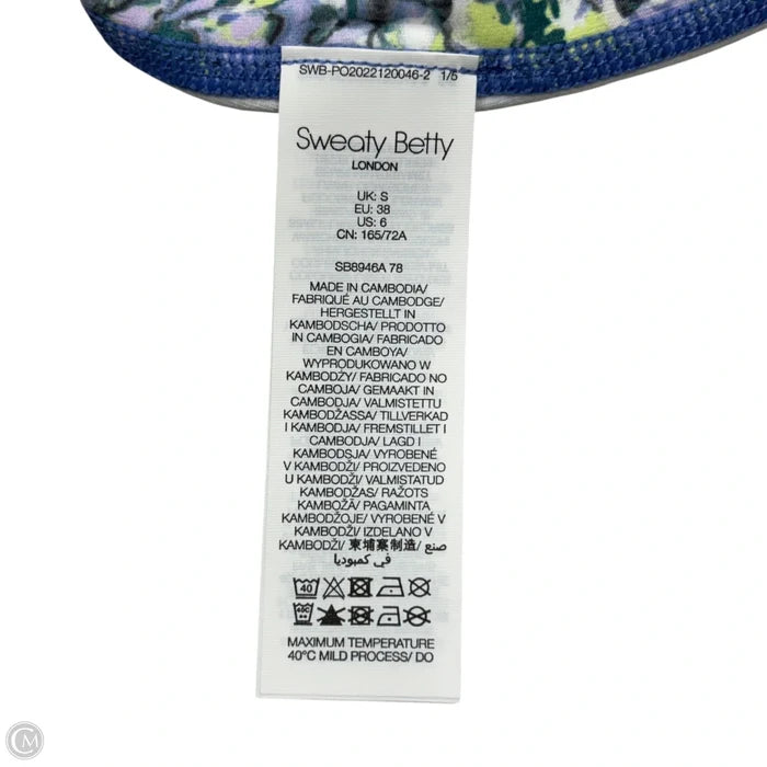 Athletic Leggings By Sweaty Betty In Blue & Grey, Size: S