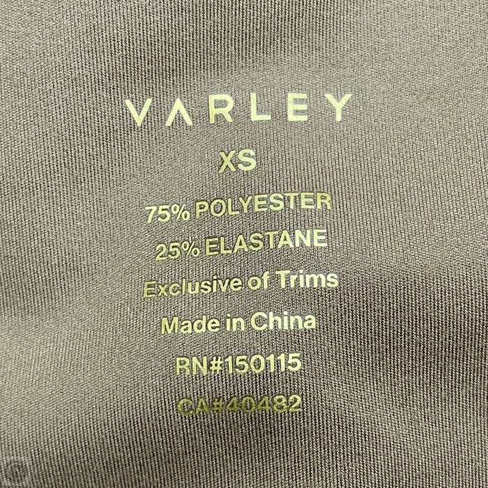 Athletic Leggings By Varley In Brown, Size: Xs