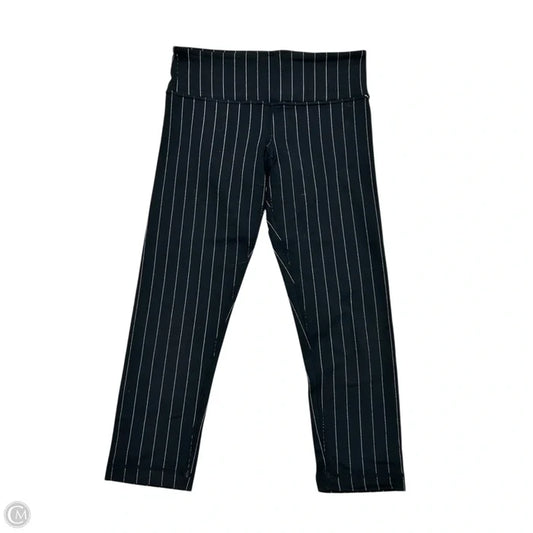 Athletic Leggings Capris By Lululemon In Black & White, Size: S