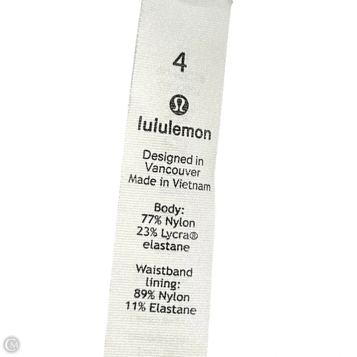 Athletic Leggings Capris By Lululemon In Blue, Size: S