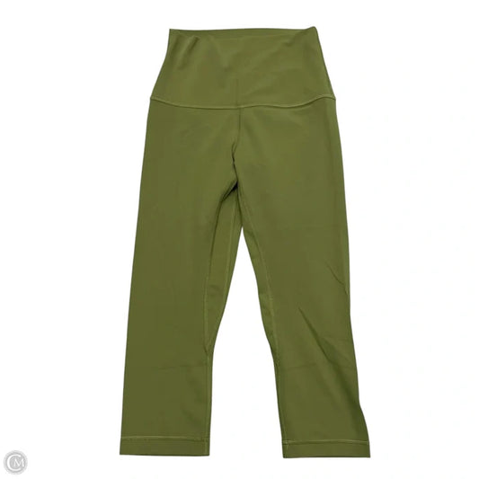 Athletic Leggings Capris By Lululemon In Green, Size: Xs