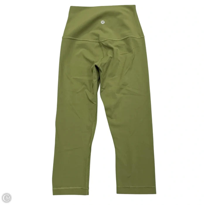 Athletic Leggings Capris By Lululemon In Green, Size: Xs