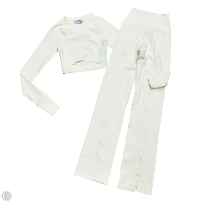 Athletic Pants 2pc By Beach Riot In White, Size: Xs