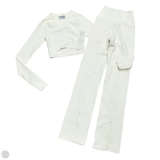 Athletic Pants 2pc By Beach Riot In White, Size: Xs