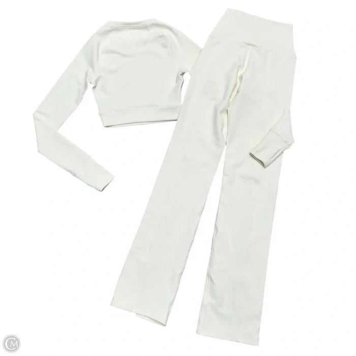 Athletic Pants 2pc By Beach Riot In White, Size: Xs