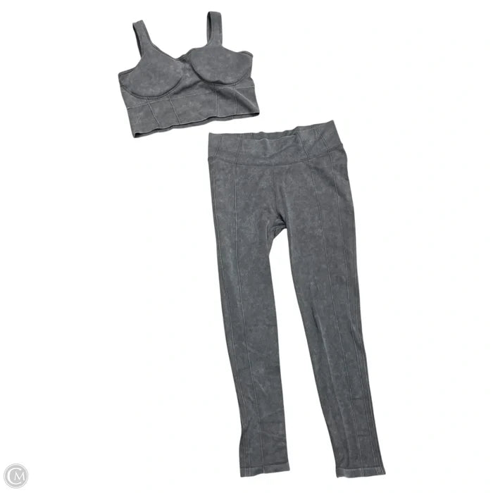Athletic Pants 2pc By Harmony Balance In Grey, Size: L