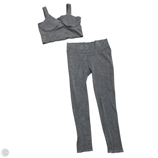 Athletic Pants 2pc By Harmony Balance In Grey, Size: L