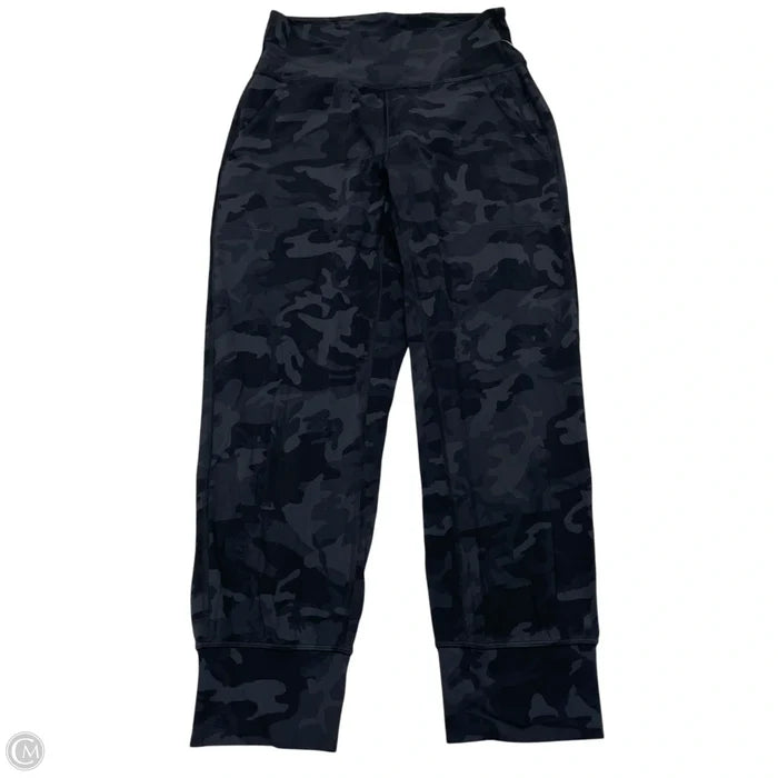Athletic Pants By Lululemon In Black & Grey, Size: S