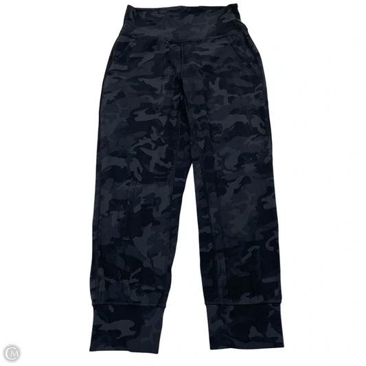Athletic Pants By Lululemon In Black & Grey, Size: S