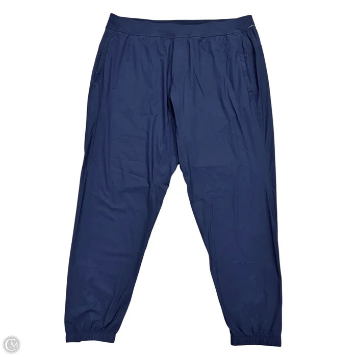 Athletic Pants By Lululemon In Navy, Size: Xxl