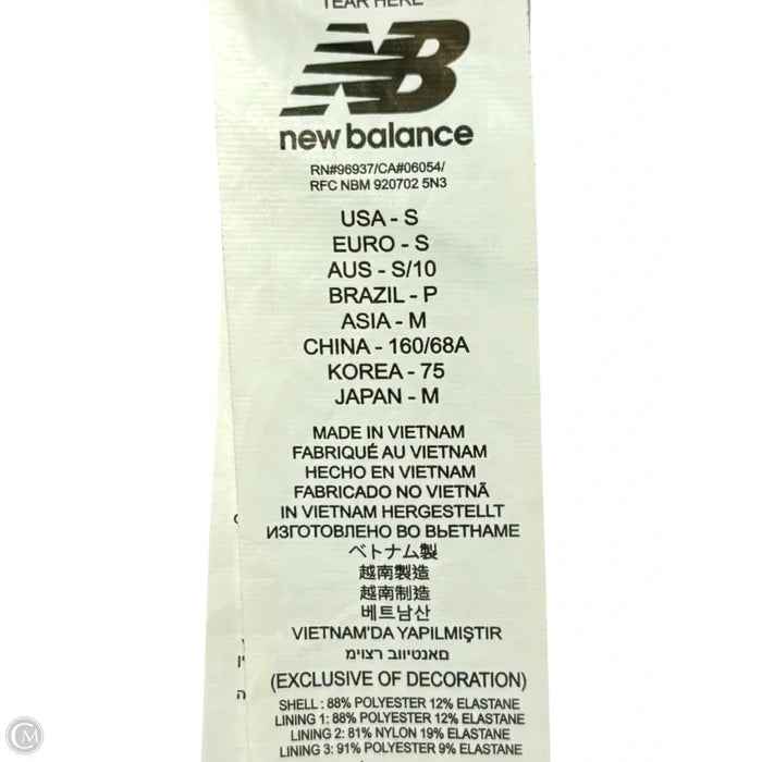 Athletic Shorts 2pc By New Balance In Blue & Green, Size: S