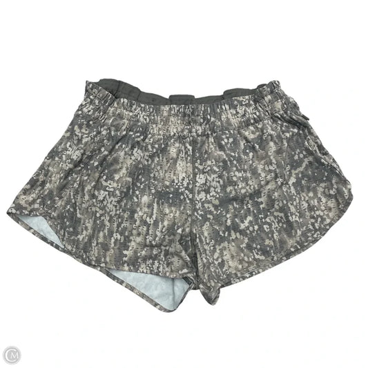 Athletic Shorts By Lululemon In Cream & Green, Size: 2x