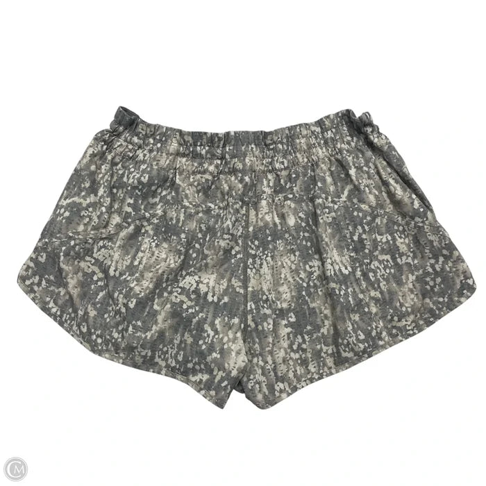 Athletic Shorts By Lululemon In Cream & Green, Size: 2x