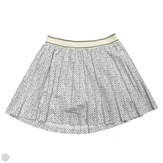 Athletic Skort By Peter Millar In Blue & White, Size: Xs