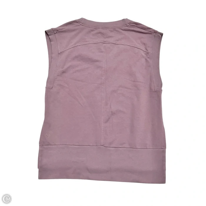 Athletic Sweatshirt Crewneck By Athleta In Purple, Size: M